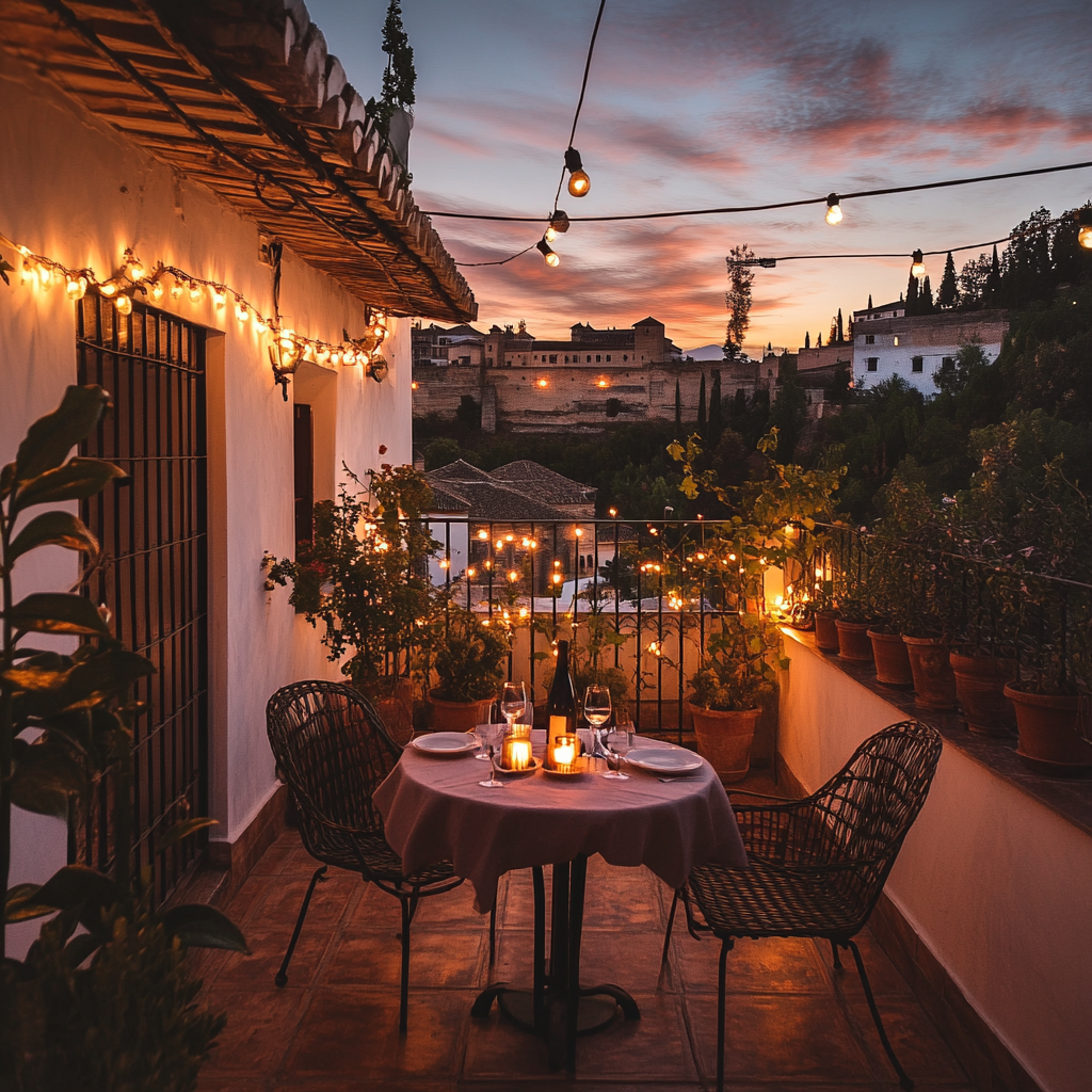 Balcón Albaicín Noche